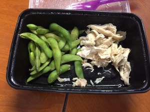 Chicken and edamame